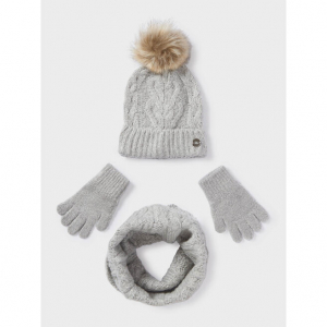 Комплект: шапка, шарф и перчатки